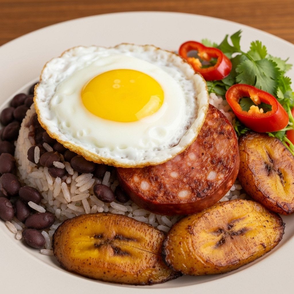 Bandeja Paisa Montañera - Plato típico colombiano en San Joaquín Restaurante