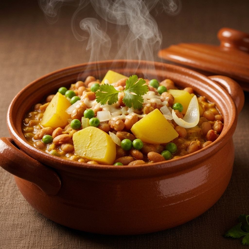 Cazuela de Frijoles - Plato típico colombiano en San Joaquín Restaurante
