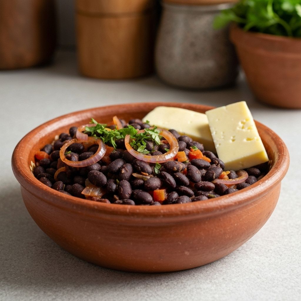Cazuela de frijoles antioqueños caseros